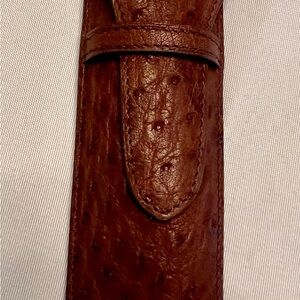 Genuine Ostrich Cigar Case